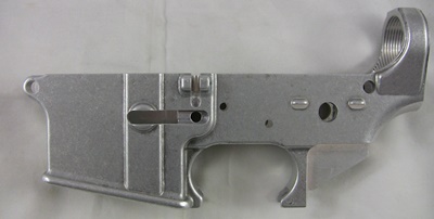 Anderson Manufacturing 7075 forged 80% lower receiver left side