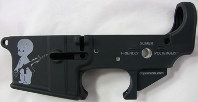 EP Armory aluminum 80% lower receiver left side